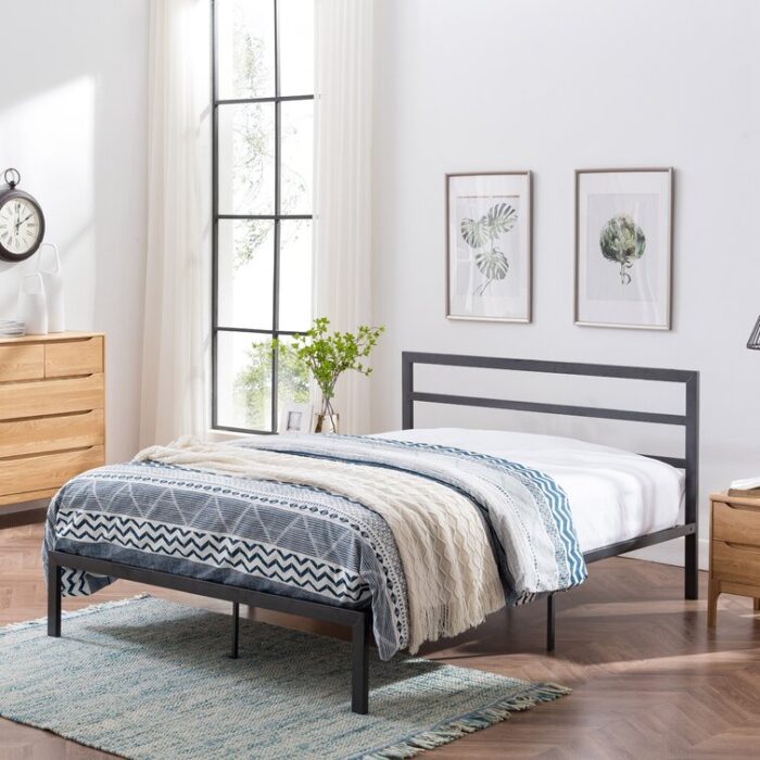 Downey Metal Slat Storage Bed - Chic Decora