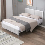 Dragomir Metal Platform Bed - Chic Decora