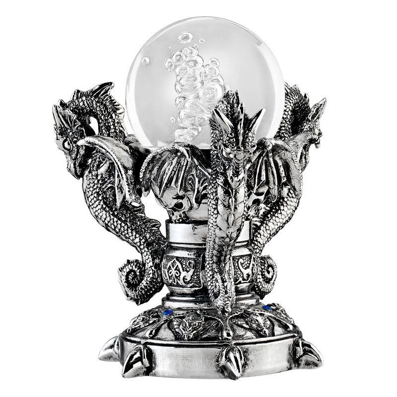 Dragons of Corfu Castle Mystic Glass Globe - Chic Decora