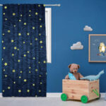 Universe Polyester Room Darkening Curtain Pair (Set of 2) - Chic Decora