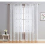 Dresha Polyester Sheer Curtain Pair (Set of 2) - Chic Decora