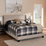 Drury Upholstered Wingback Bed - Chic Decora