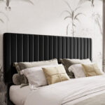 Dunphy Upholstered Platform Bed with Adjustable Headboard - Chic Decora