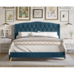 Dwaylon Upholstered Wingback Bed - Chic Decora