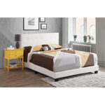 Eaton Vegan Leather Standard Bed - Chic Decora