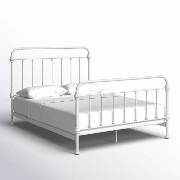 Eberhart Metal Slat Bed - Chic Decora