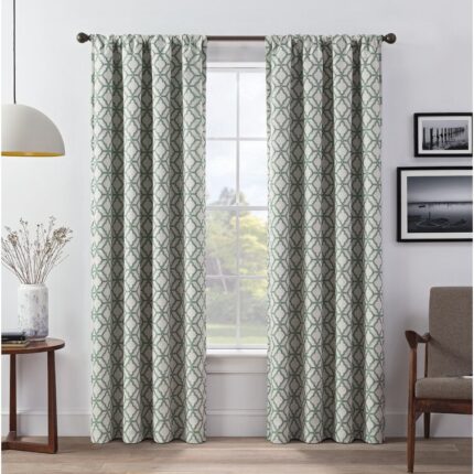 Amadas Linen Semi-Sheer Curtain Pair (Set of 2) - Chic Decora