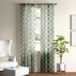 Eclipse Lollie Blackout Thermalayer, Rod Pocket Window Curtain Panel Pair (Set of 2) - Chic Decora