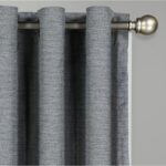 Eclipse Wyckoff Blackout Thermaweave, Grommet Window Curtain Panel Pair (Set of 2) - Chic Decora