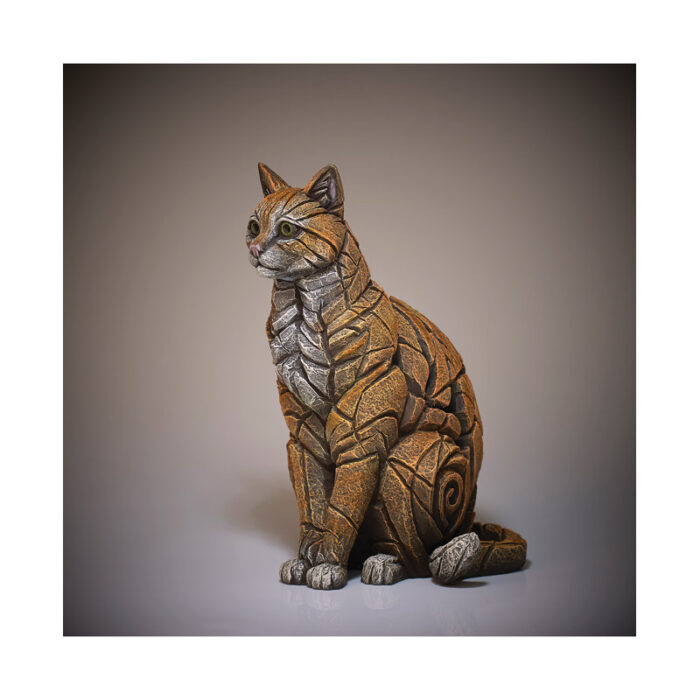 Edge Sculpture Cat Figurine 15in H - Chic Decora