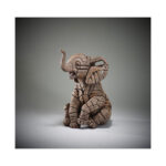 Edge Sculpture Elephant Calf 10in H - Chic Decora