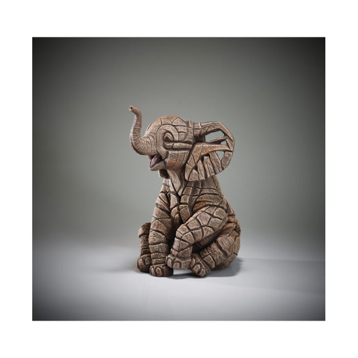 Edge Sculpture Elephant Calf 10in H - Chic Decora