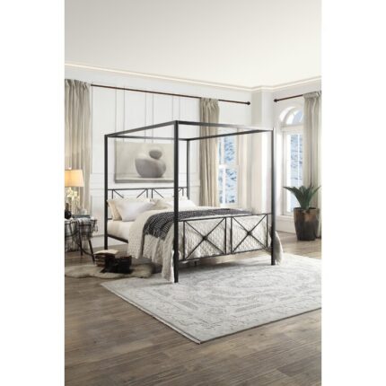 Edmont Metal Canopy Bed - Chic Decora