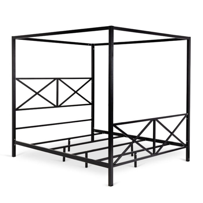 Edmont Metal Canopy Bed - Chic Decora