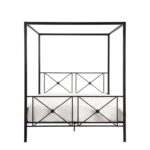 Edmont Metal Canopy Bed - Chic Decora