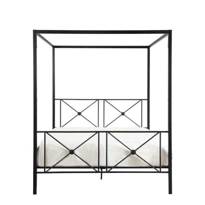 Edmont Metal Canopy Bed - Chic Decora