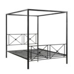 Edmont Metal Canopy Bed - Chic Decora