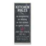 Ehme ” Kitchen Rules Chalkboard Look “ - Chic Decora