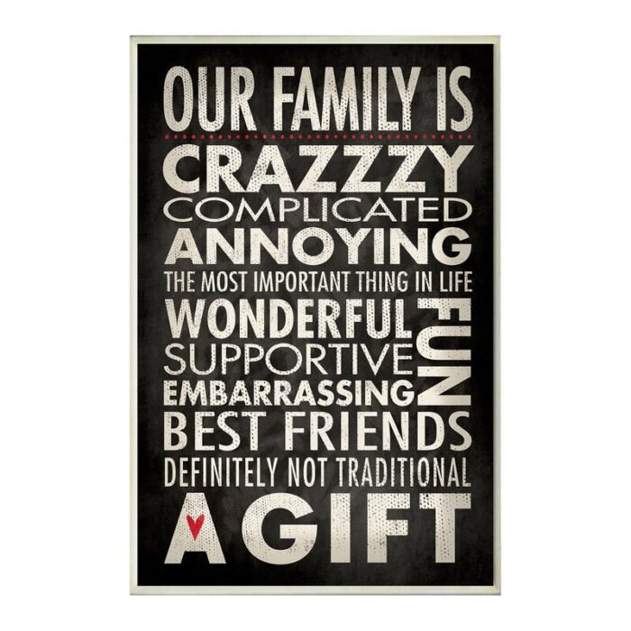 Ehme ” Our Family Is Crazzzy “ - Chic Decora