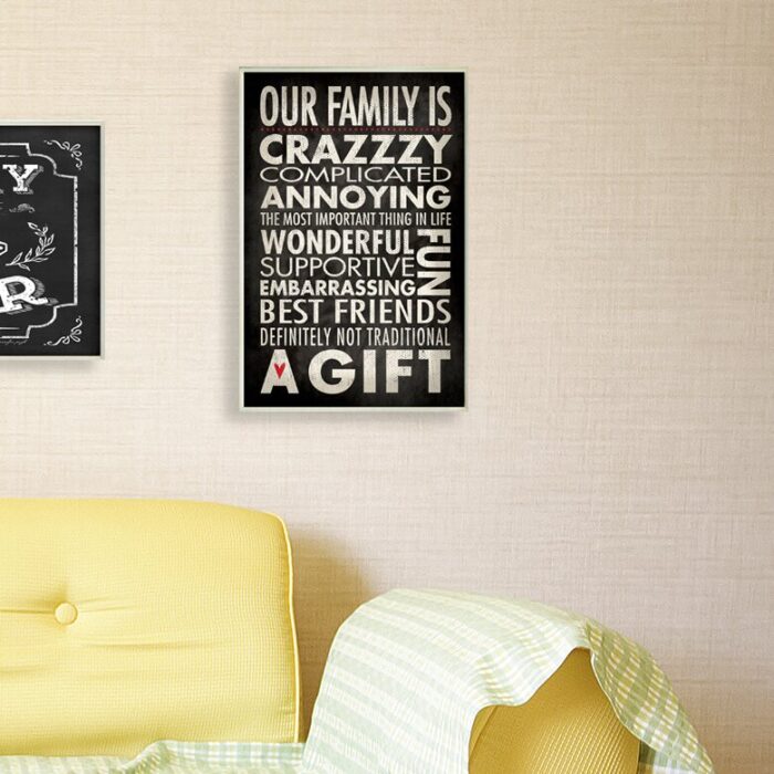 Ehme ” Our Family Is Crazzzy “ - Chic Decora