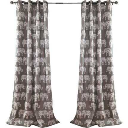 Star Polyester Room Darkening Pair (Set of 2) - Chic Decora