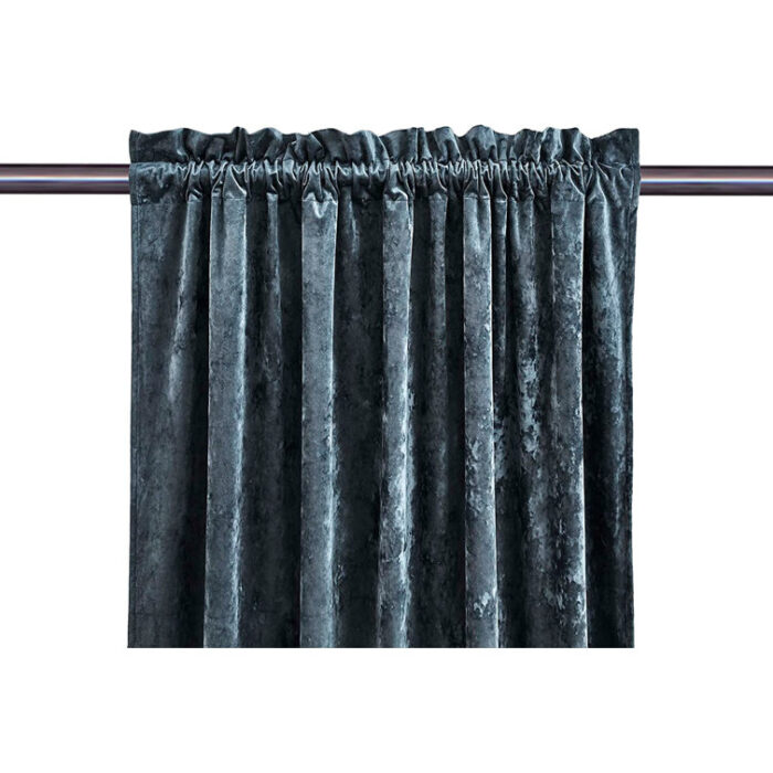 Eleuthera Velvet Room Darkening Curtain Pair (Set of 2) - Chic Decora