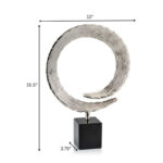 Eley Cola LG Tail Sculpture on Marble - Chic Decora