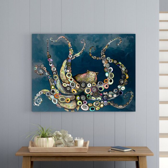 Eli ” Octopus In The Deep Blue Sea ” by Eli Halpin - Chic Decora