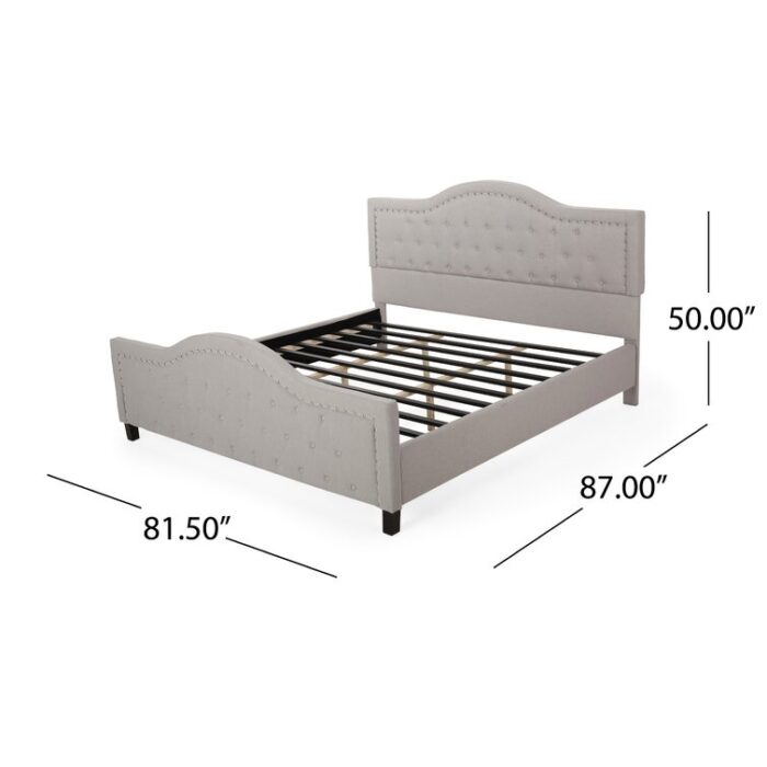 Elifnaz Upholstered Bed - Chic Decora