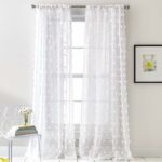 Ella Polyester Sheer Curtain Pair (Set of 2) - Chic Decora