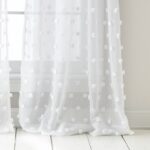 Ella Polyester Sheer Curtain Pair (Set of 2) - Chic Decora