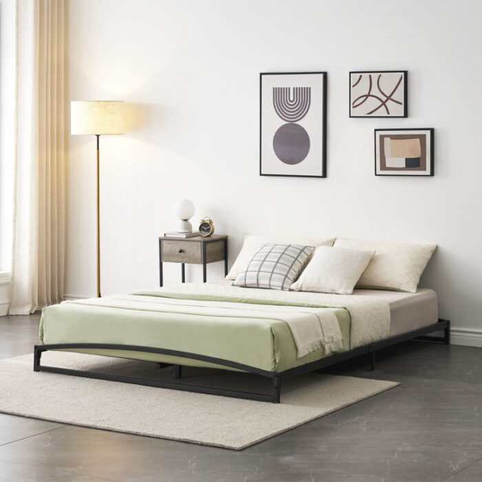 Elrena Metal Open-Frame Bed - Chic Decora