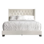 Elysian Upholstered Wingback Bed - Chic Decora