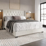 Elysian Upholstered Wingback Bed - Chic Decora