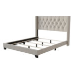 Elysian Upholstered Wingback Bed - Chic Decora