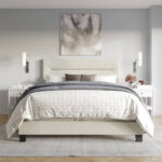 Timaeus Upholstered Standard Bed - Chic Decora