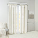 Emilia Twist Tab Lined Window Curtain Panel (Set of 2) - Chic Decora