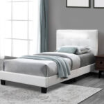 Eminence Vegan Leather Platform Bed - Chic Decora