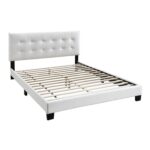 Eminence Vegan Leather Platform Bed - Chic Decora