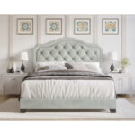 Endya Upholstered Standard Bed - Chic Decora