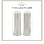 Erkin Polyester Semi-Sheer Sliding Panel Pair (Set of 2) - Chic Decora