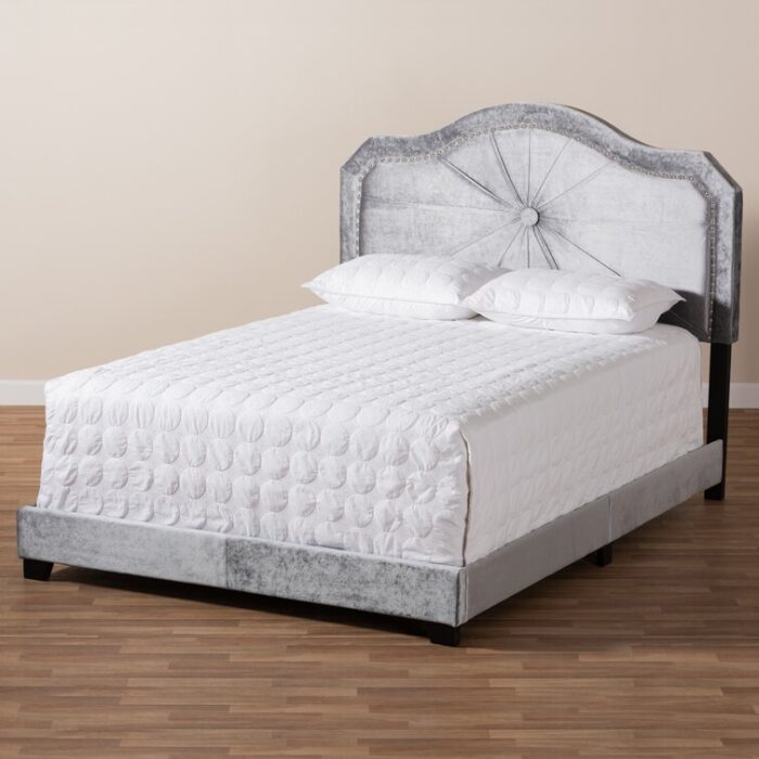 Ernberg Upholstered Platform Bed - Chic Decora