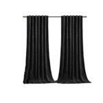 Estis Velvet Blackout Curtain Pair (Set of 2) - Chic Decora