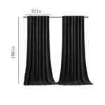 Estis Velvet Blackout Curtain Pair (Set of 2) - Chic Decora