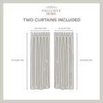 Exclusive Home Semi-Sheer Curtain Panel Pair (Set of 2) - Chic Decora