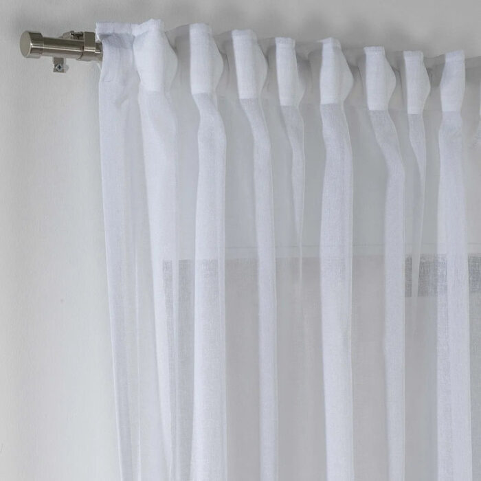 Extra Wide & Extra Long Sheer Curtain Panels (Set of 2) - Chic Decora