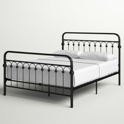 Eyres Metal Slat Bed - Chic Decora