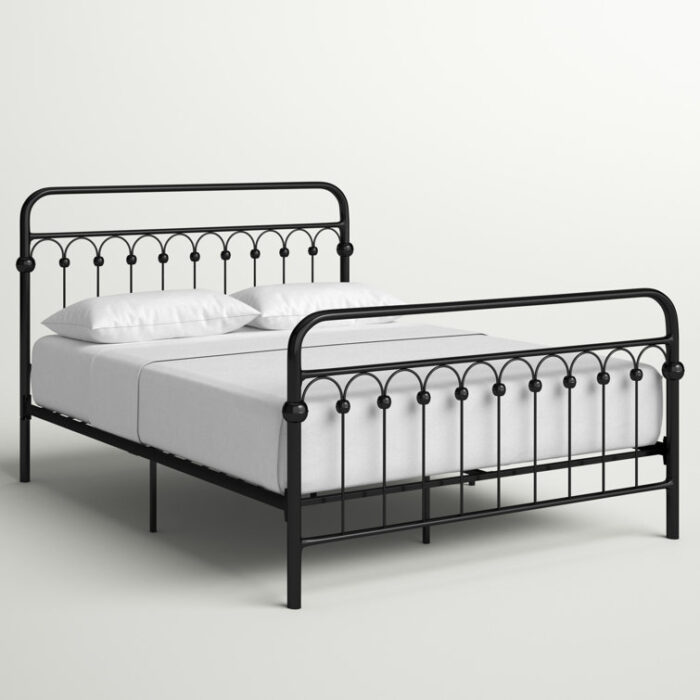 Eyres Metal Slat Bed - Chic Decora