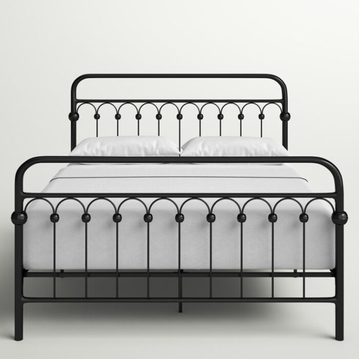 Eyres Metal Slat Bed - Chic Decora