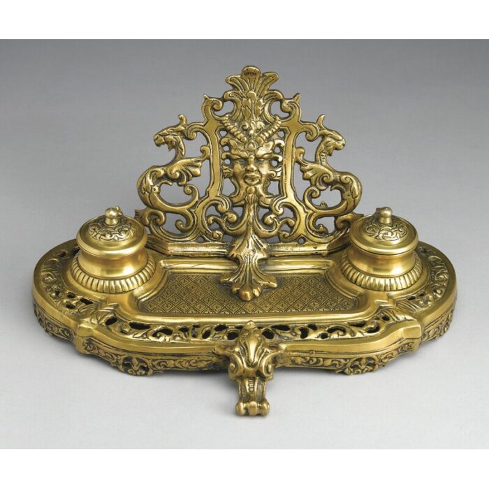 Fahey Decorative Double Inkwell - Chic Decora